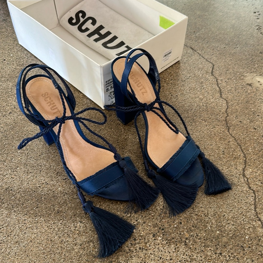 Schutz Heel Sandals